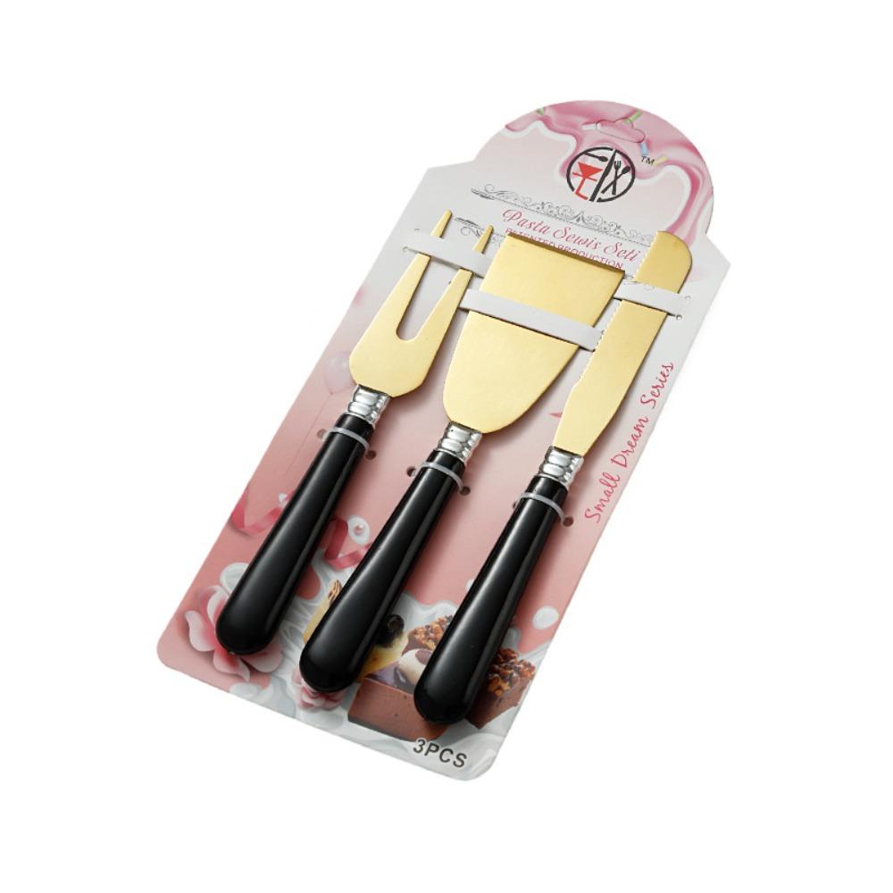 Stainless Steel Cheese Shovel Fork Set Reusable Cake Shovel Cheese Tools Dessert Knife  Kitchen