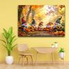 2D Thanksgiving Gnome Backdrop Harvest Forest Photography Background