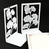 Non-slip Bookend 1 Pair Metal Decorative Bookends, Ginkgo Leaf/Monstera Book Ends for Sturdy Support Bookshelf, Non-Skid Stopper Home Office
