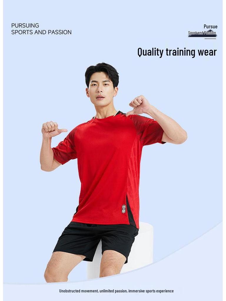 Quick-Dry Football Team Jersey Set for Men, Adults & Kids - Competition & Training Gear