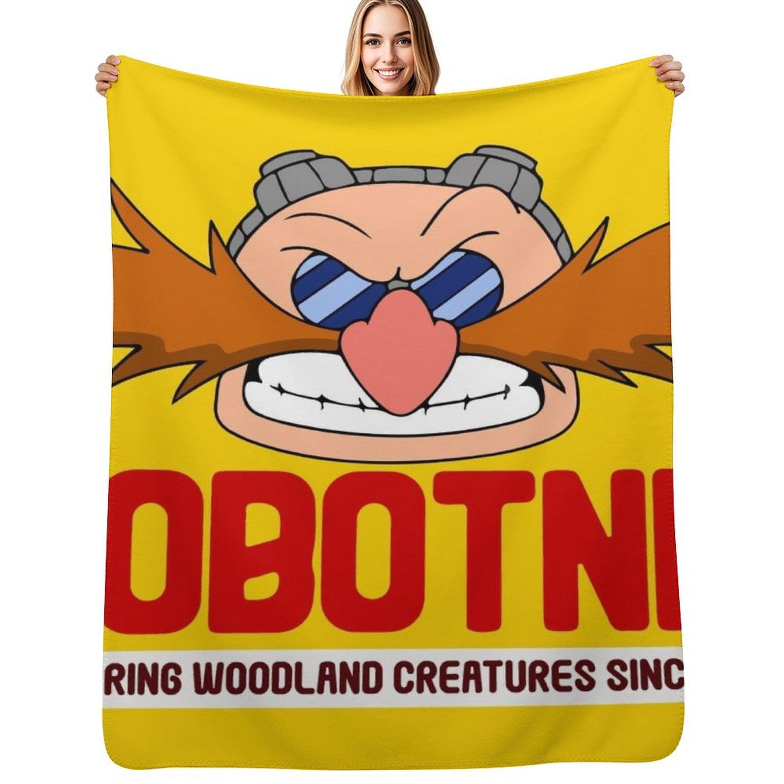 

Eggman Throw Blanket Outdoor Soft Blanket for Picnic Beach Camping 102x76cm(40x30in)