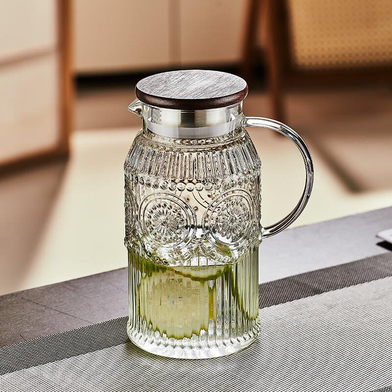 

Huazao Baijia ZZ Light Luxury Glass Water Jug 1000ml