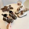 2024 Children Fashion Short Boots for Girls Winter New Korean Style Soft Bottom Anti-slippery Versatile Chic Casual Leather Shoe