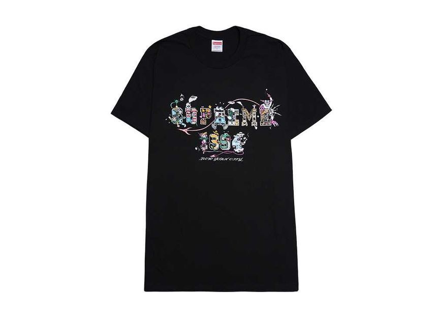 Supreme Varsity Tee Black M