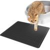 Cat Litter Mat Anti Slip Versatile Silicone Large Kitty Litter Trapping Mat for Indoor Home