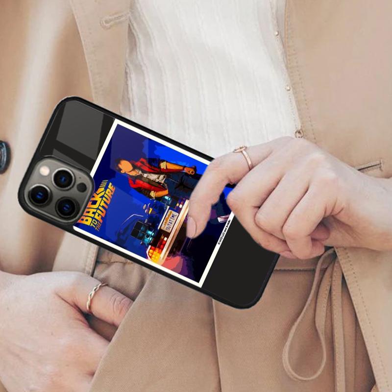 Back To the Future DeLorean Time Machine Magnetic Phone Case For iPhone 17 Air 16 14 13 12 Pro Max 15 Plus MagSafe Cover