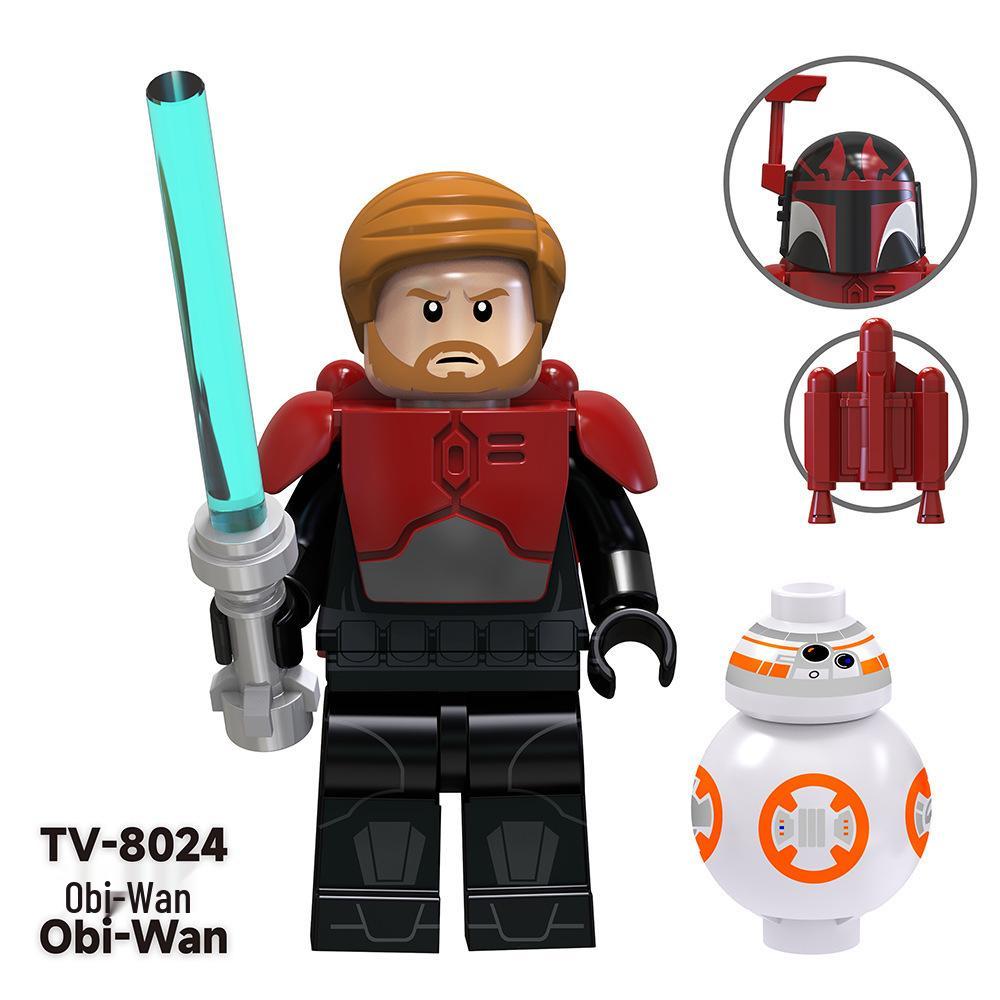 TV6104 Sci-Fi Series: Darth 501st Legion Clone Trooper & Rey Building Blocks Figure