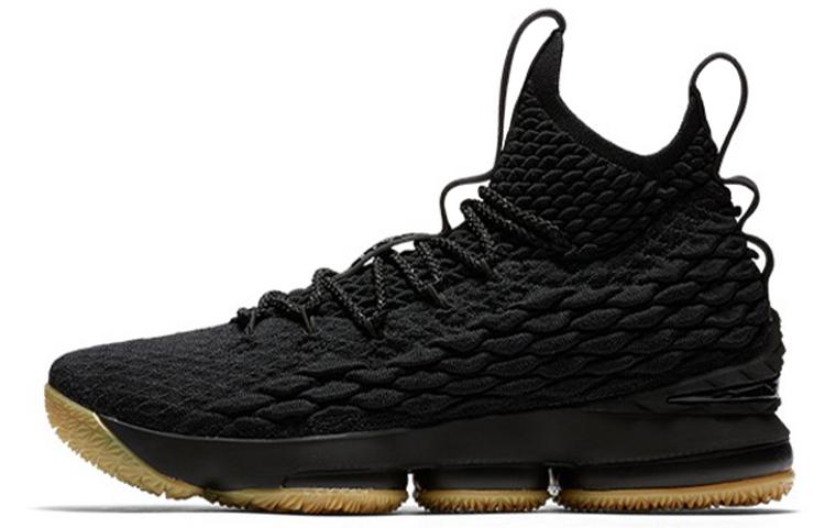 Nike LeBron 15 Black Gum 897648-001 40