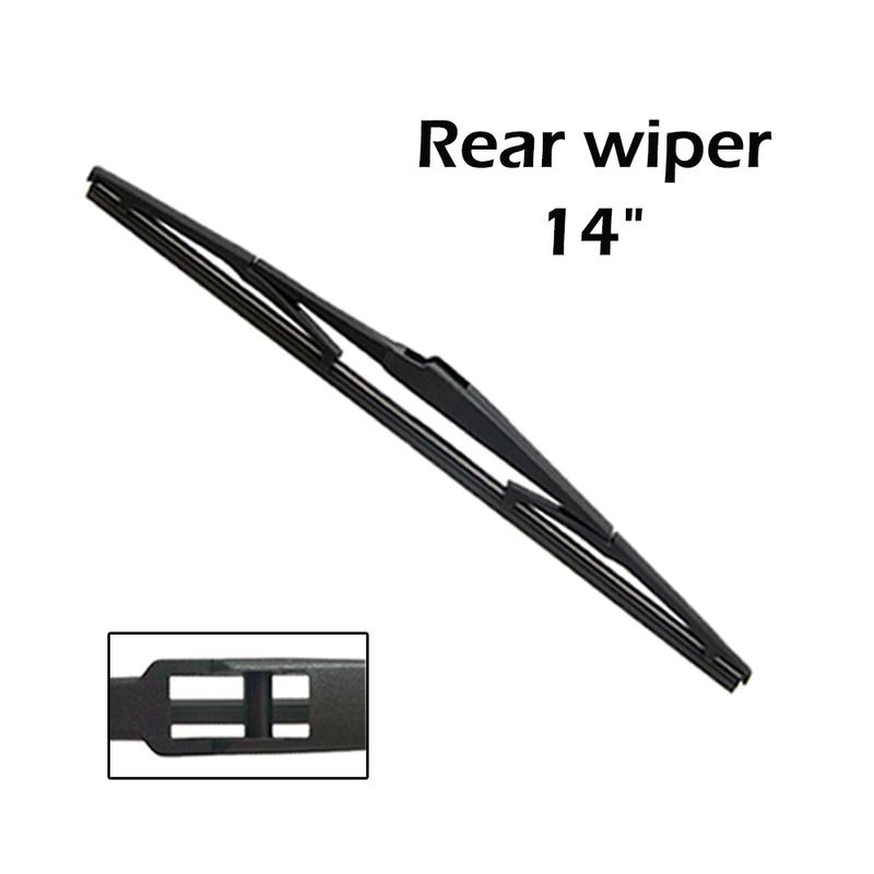 Wiper Front & Rear Wiper Blades Set Kit For Mazda 3 BL Hatchback 2009 2010 2011 2012 2013 Windshield Windscreen Window 24"+19"+1