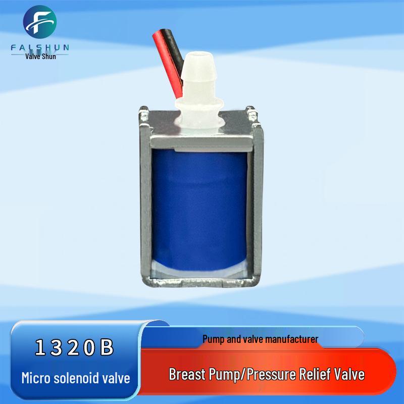 

1320B Mini Solenoid Valve 3.7V for Pet Food Storage, Gua Sha Tool, Breast Pump, JQF One-Way Normally Closed Air Valve