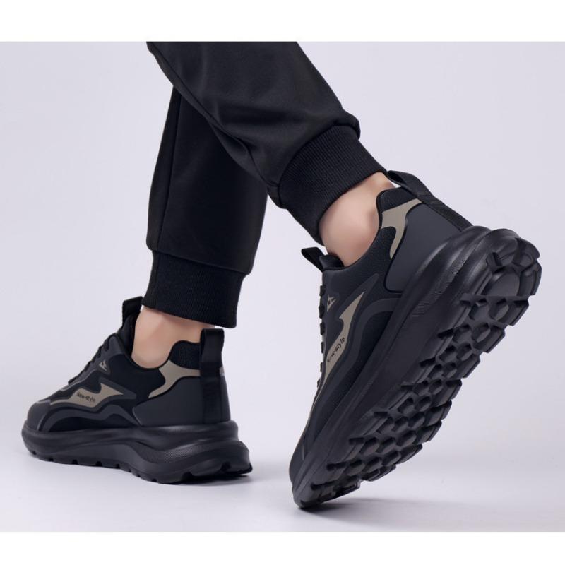 Men S Waterproof Soft Sole Non Slip Casual Athletic Dad Shoes