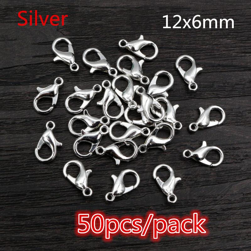 50-200pcs DIY Jewelry Making Accessories Findings Earring Hooks/Jump Rings/Lobster Clasps Craft Jewelry Findings