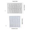 Food Grade Silicone Nail Art Mold With Carved Floral Design For Resin Crafts Easy Demolding DIY Accessories