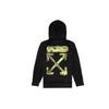 OFF WHITE Acrylic Arrows Incomplete Hoodie 'Black' OMBB057F19E300101060