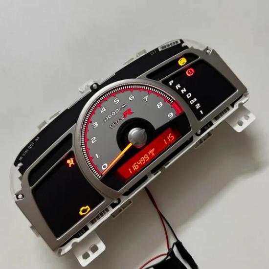 Accessories: Modified With Civic Siming Instrument Paper To Create An Unlimited MUGEN Instrument Panel With Red Backlight