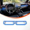 ABS Blue Dashboard Side Air Vent Outlet Cover Trim For Toyota Tocoma 2024