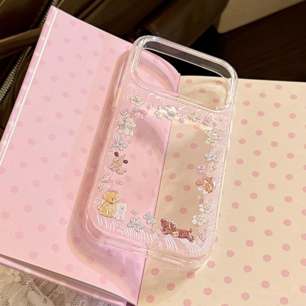 Cute Puppy Phone Case for iPhone 16, iPhone 17, and iPhone 17 Pro Max