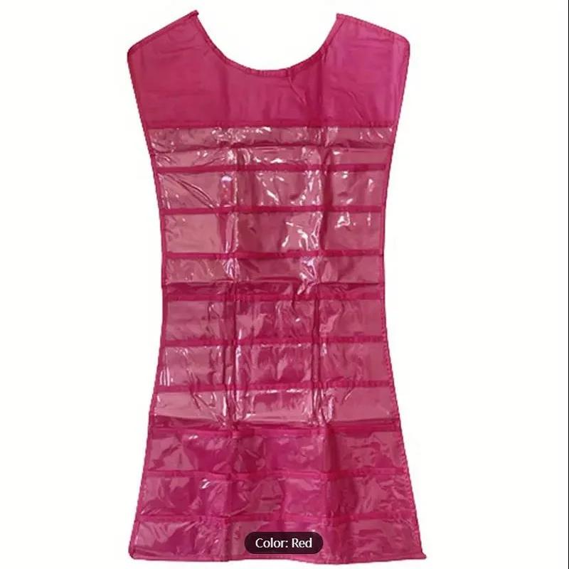 

Настенный стеллаж для ювелирных изделий, большая вместимость, органайзер для ювелирных изделий, сумка для подвесного многоцелевого хранения, организация домашнего хранения