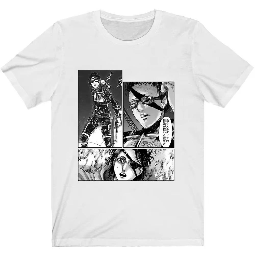 Anime T-shirt Men Women Short Sleeve Casual Tees Cotton Streetwear Cosplay Top Clothing Hip Hop Autumn and Winter Innerwear