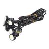 8Pcs Eagle LED Lights White 23mm 12V Aluminium Alloy Waterproof Dustproof LED Car Lights for Daytime Running