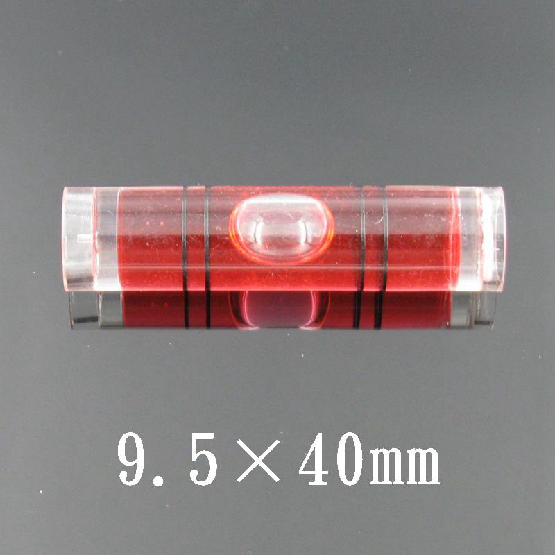 Poziomica bańka plastikowa poziomica bańkowa Rurkowe fiolki Kolor Czerwony Niebieski Zielony 8*35mm 9.5*40mm 1 szt.