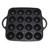Black Takoyaki Grill Pan Nonstick 16-Hole Cooking Pan Takoyaki Pan  Homemade Japanese Snacks