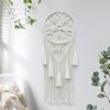 AEE4-Macrame Dream Catchers For Bedroom Adult Dream Catcher Wall Decor Large Boho Wall Hanging With Woven Leaves Decoration
