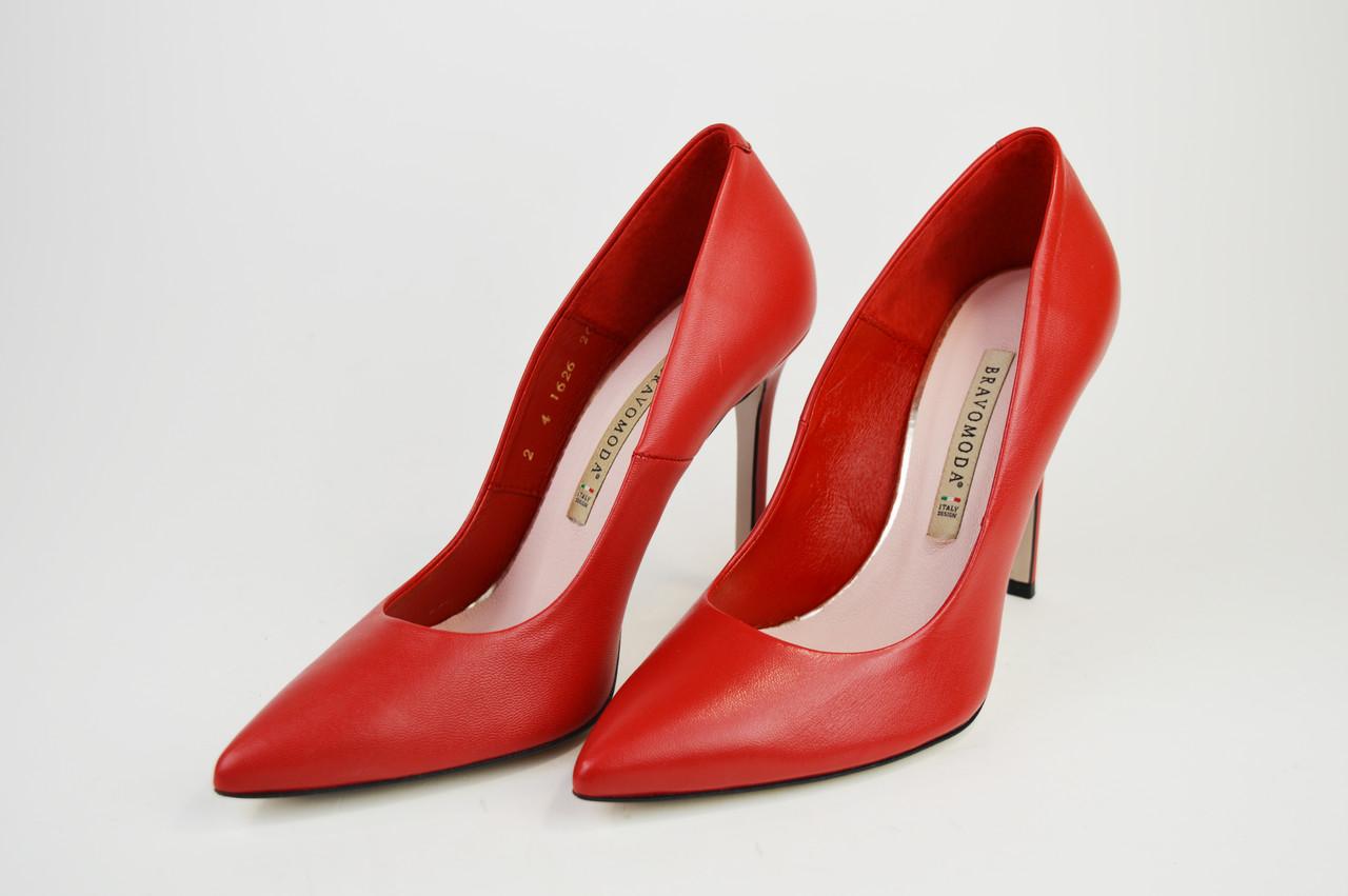 Escarpins Bravo Moda 1626 36 Cuir rouge