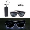 LED Sunglasses Masquerade Concert Club Rave Accessories Glowing Cyberpunk Men Women LED Pink Glasses Party Eyewear
