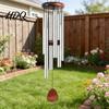 Clear Sound Wind Chime Metal with 6 Aluminum Tubes Garden Hanging Chimes