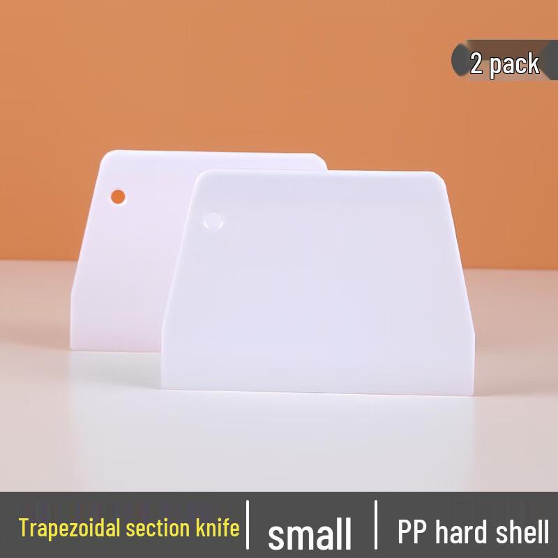Plastic Trapezoid Cake Scraper Set