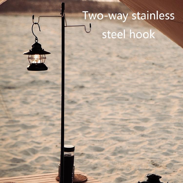 Lantern Stand Adjustable Height Lamp Pole Stick Portable Light Holder for Picnic