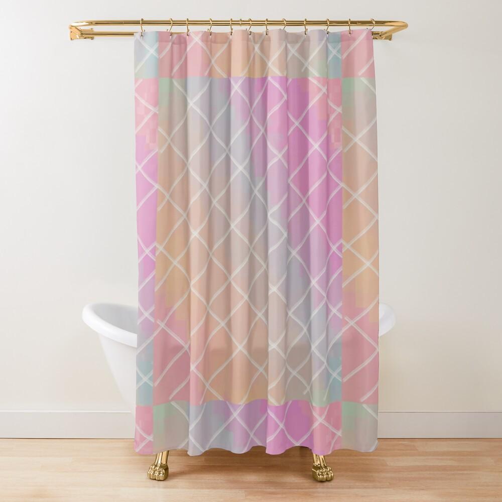 Rideau de douche Ombré Aquarelle Vert Sauge Tissu Polyester Imperméable Rideaux de Douche Modernes Décor de Salle de Bain Avec 12 Crochets