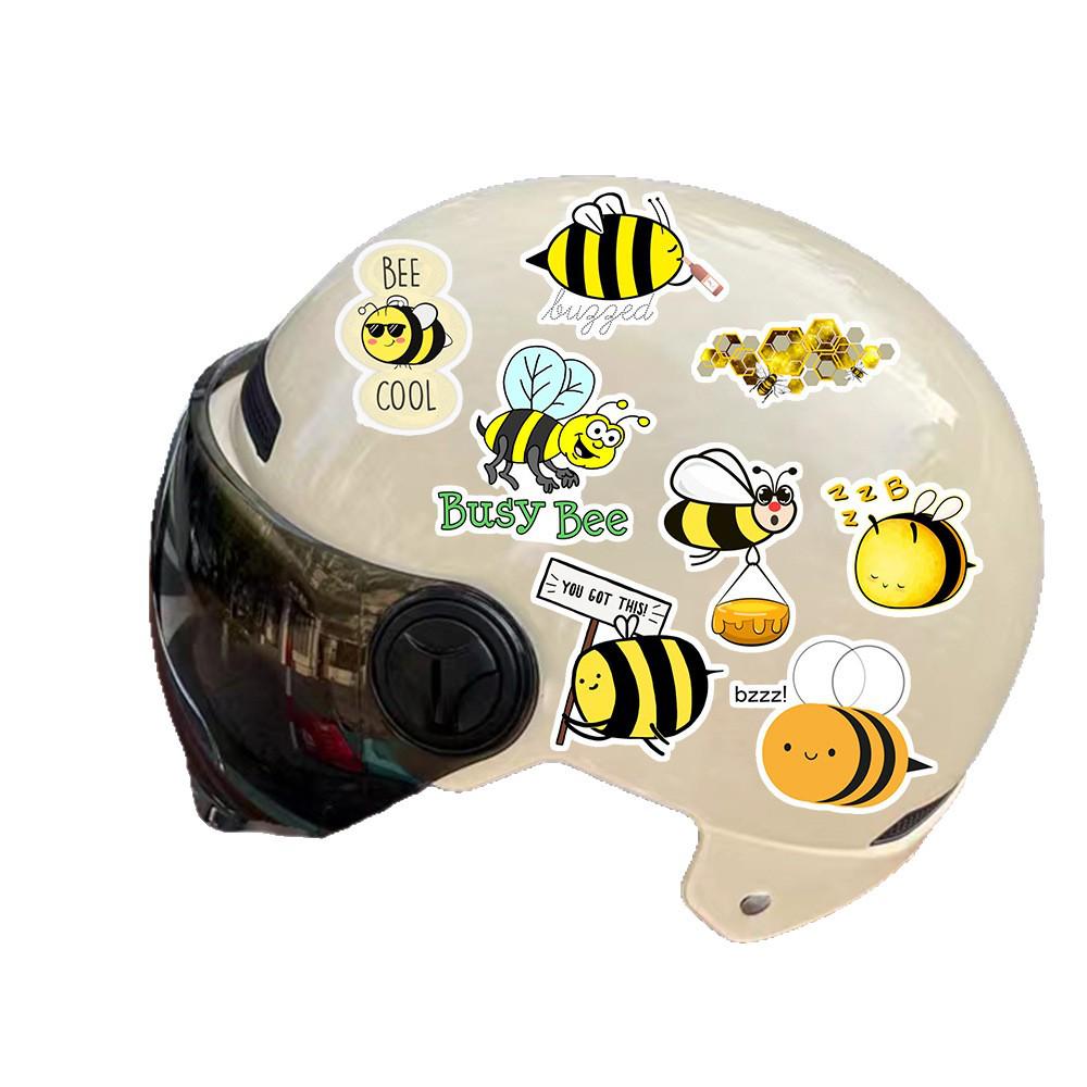 54pcs Little Bees Decorative Stickers for Water Cups, Computers, and Phone Cases