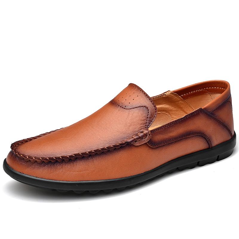 Men s Genuine Leather Casual Loafers - Four Seasons Fashion 39