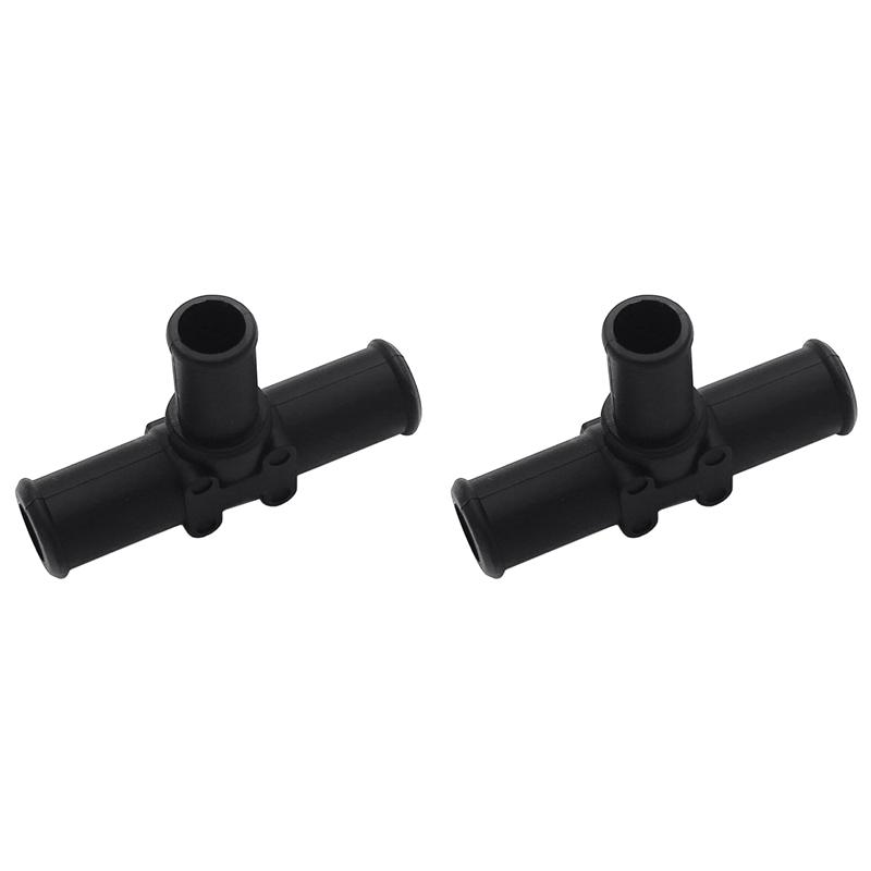 2X Connector Heater Hose Output T Pipe For Toyota LX450 LX470 Sequoya Sienna 87248-60460