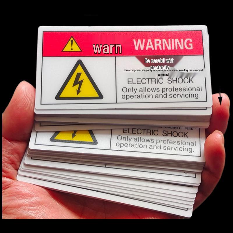 Brangdy Electrical Hazard Warning Stickers