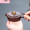 100ml Chinese Yixing Small Capacity Purple Clay Teapots Handmade Pomegranate Tea Pot Beauty Tea Infuser Kettle Zisha Tea Set