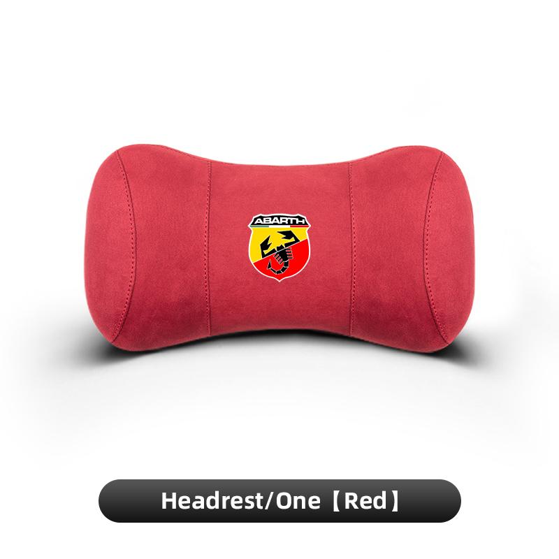Wildleder Kopfstütze Auto Atmungsaktiv Memory Schaum Nackenkissen Für Fiat Abarth Argo Croma Albea Tipo Palio Viaggio 500 Punto Panda Stilo