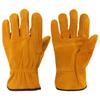 1 Pair Reinforced Style Heat Resistant Welding Gloves BBQ Oven Protective Welder Gauntlet PU Leather