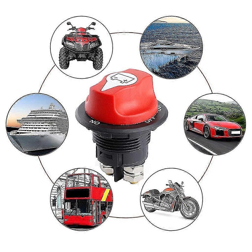 Car Battery Switch Rotarys Disconnect Cut Off Power Isolator For Motorcycles