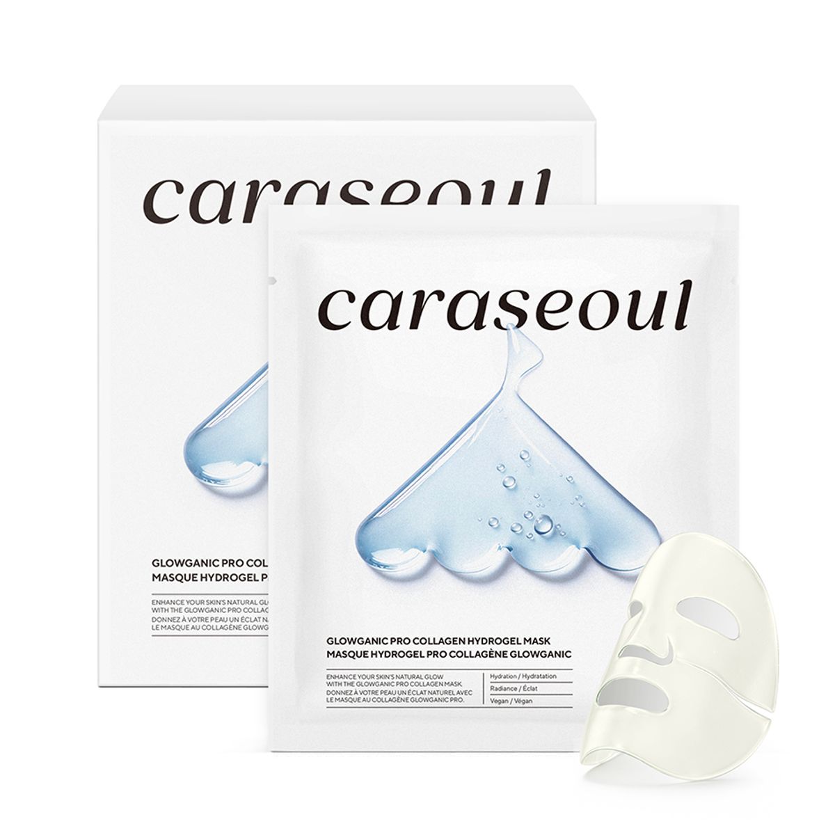 Glowganic Pro Collagen Hydrogel Mask 4P