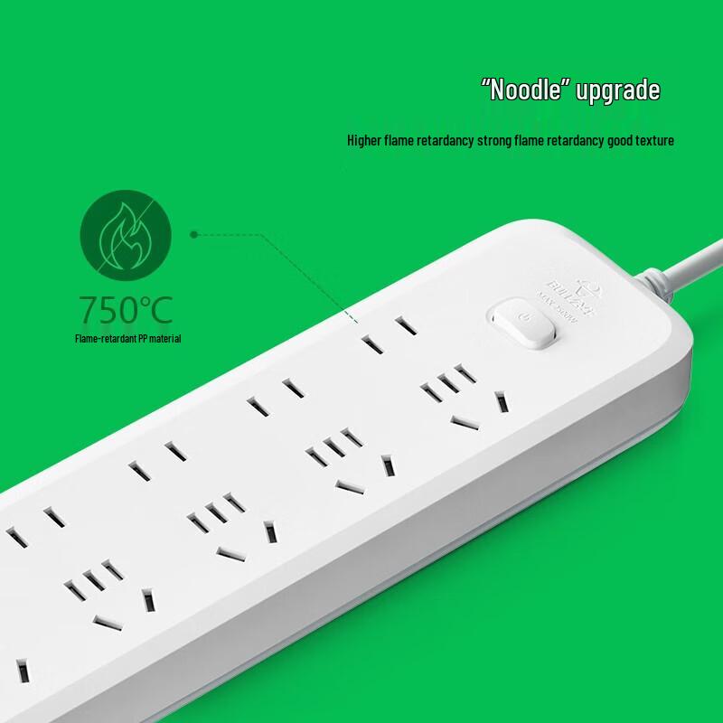BULL New National Standard 10-Outlet Power Strip CN plug (adapter included)