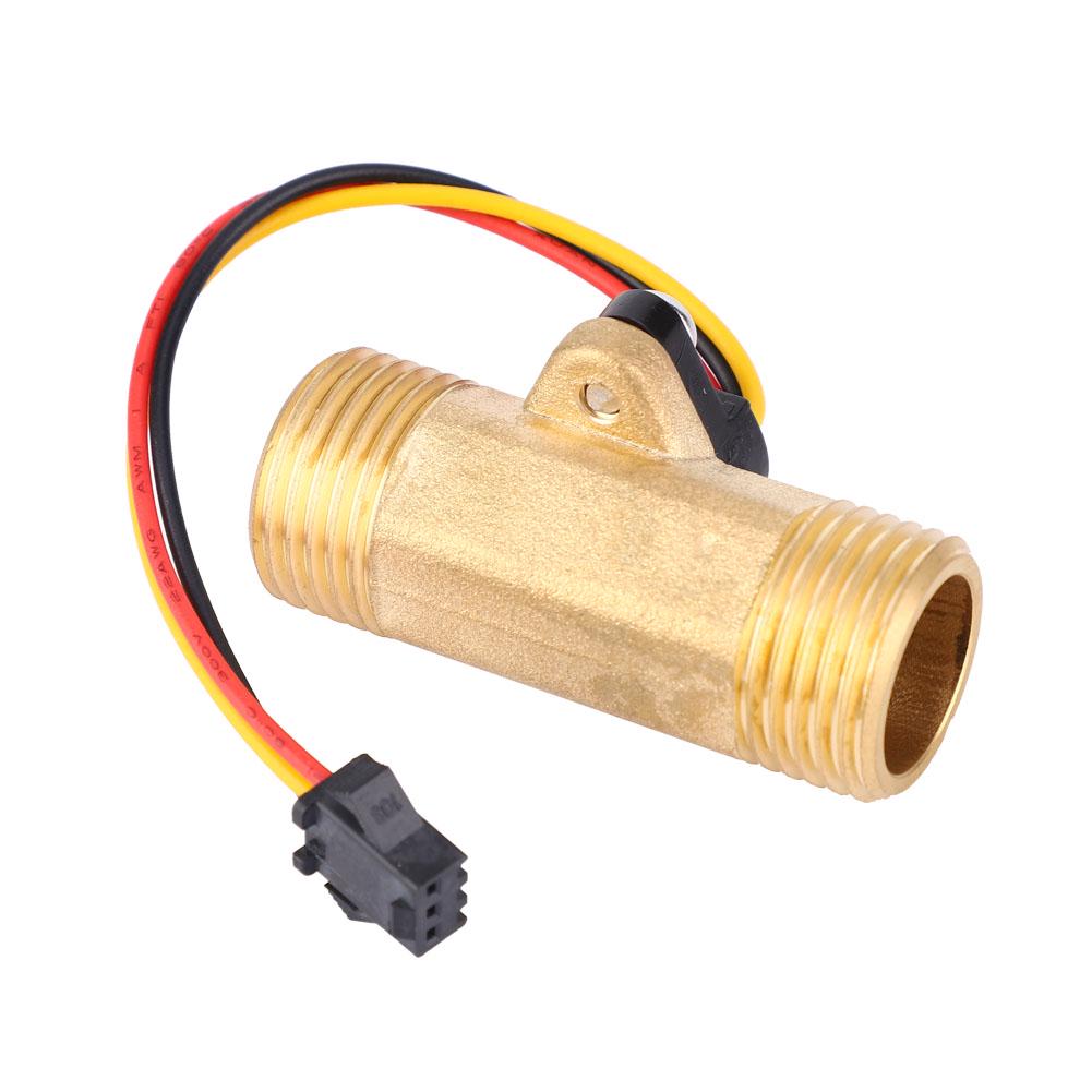 G12in Hall Effect Flow Rate Meter MalE Male Thread 1~30l Min Flow Sensor Gauge