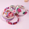 Boho-Chic Floral Knit Headband for Women - Cute & Stylish Hair Accessory, Perfect for Casual Attire