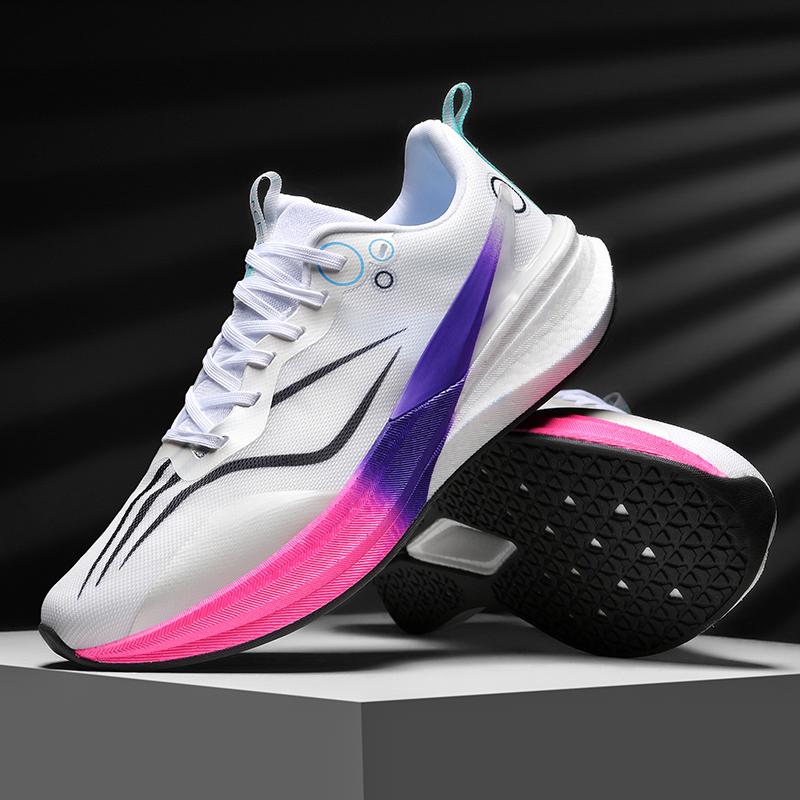 Men's casual sports shoes new four season versatile comfortable anti slip wear-resistant thick soled running casual sports shoes