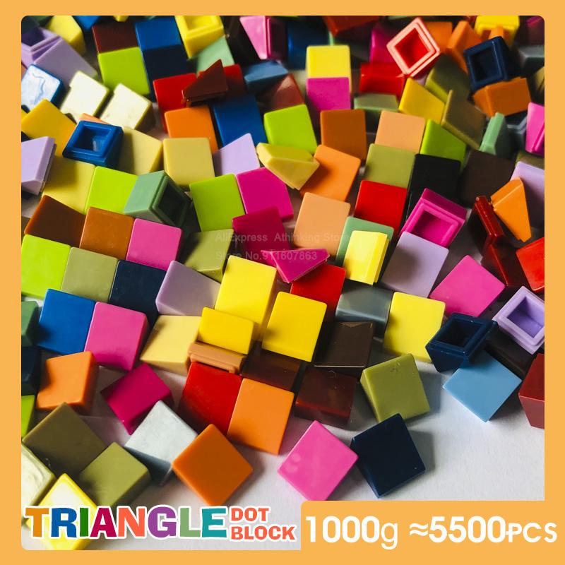 Children's Small Building Blocks 1/4 Circle Tile NEW 1x1 Dot Shaped Bulk Building Block Kids Educational Toy Sets 700-8800PCS