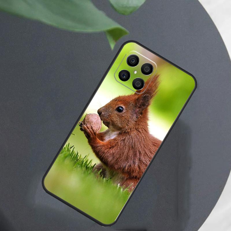 Squirrel Case For Honor Magic 8 7 5 6 Pro Cover For Honor 200 400 Lite 50 70 90 X8a X8b X9a X9b X9c