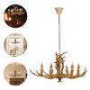 Vintage Pendant Light and Pore Deer Antler Restaurant Dining Room Pendant Light