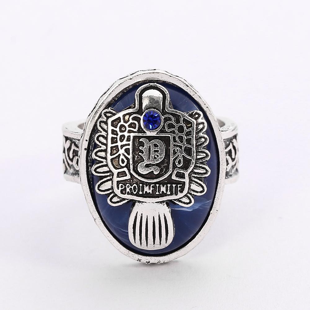 The Vampire Diaries A-Z 26 Písmen Prsten Pro Ženy A Muže Abecední Iniciály Gotické Šperky Salvatore Damon Znovuzrozený Denní Světlo Prsten